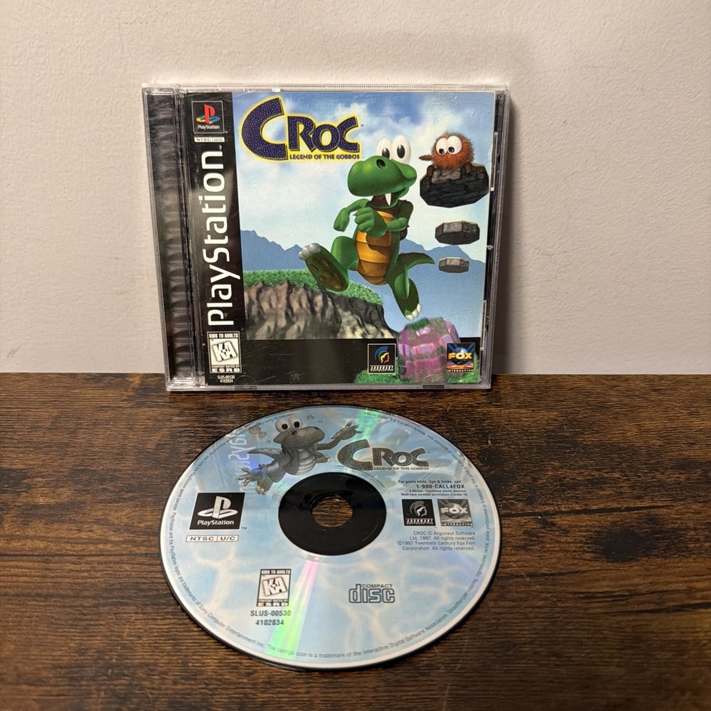 Croc: Legend of the Gobbos (Sony PlayStation 1, 1998), Black Label